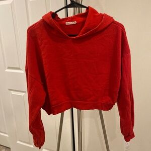 Red hoodie